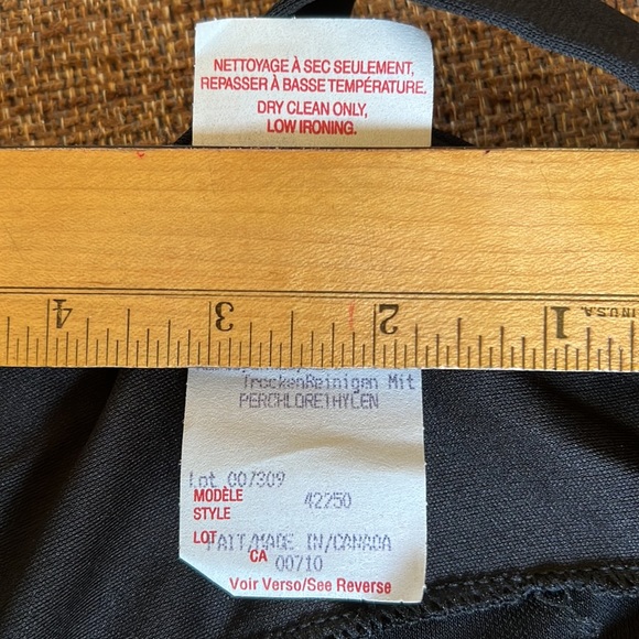 Joseph Ribkoff Black and Copper High Low Dress - Picture 8 of 14